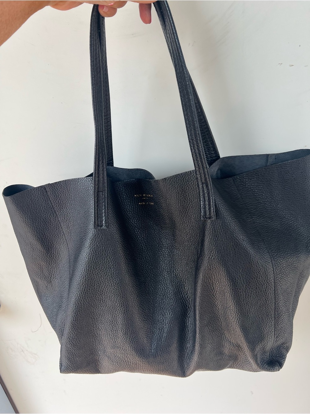 Kurt Geiger Violet oversized Black leather tote bag - Picture 3 of 9